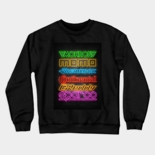 Neon Car Sponsors Crewneck Sweatshirt